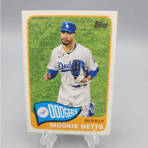 Mookie Betts 1965 Redux 2021 Topps Baseball Card #T65-26 Los Angeles Dodgers